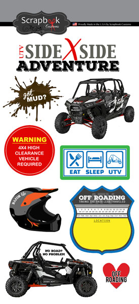 Stamping Station - ATV Adventure Stickers